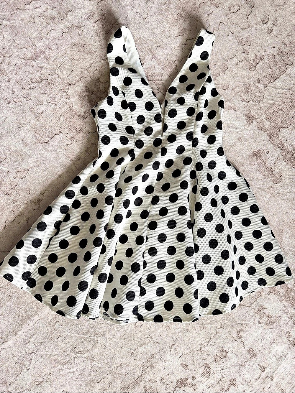 Hot & Delicious Polka Dot Mini Dress Size Medium NWT